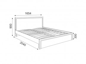 Кровать с основанием Беатрис мод 7 Орех гепланкт в Аше - asha.mebel74.com | фото 2