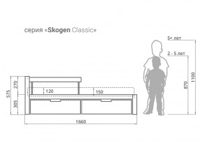 Кровать Svogen classic с ящиками и бортиком белый в Аше - asha.mebel74.com | фото 2