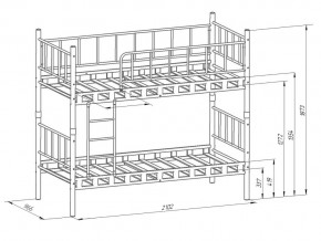 Кровать-трансформер Мальта серый с голубым в Аше - asha.mebel74.com | фото 2