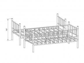 Кровать-трансформер Мальта серый с голубым в Аше - asha.mebel74.com | фото 3