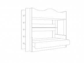 Кровать-трансформер Сити сонома/белый в Аше - asha.mebel74.com | фото 3