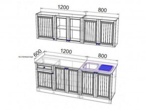 Кухня Хозяюшка 2000 фисташка в Аше - asha.mebel74.com | фото 2