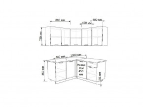 Кухонный гарнитур 17 Грецкий орех 1400х1450 в Аше - asha.mebel74.com | фото 2