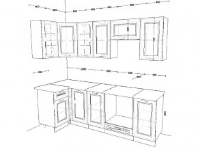 Кухонный гарнитур 5 Белый Вегас 1000х2400 мм в Аше - asha.mebel74.com | фото 2