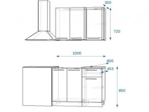 Кухонный гарнитур 5Р РоялВуд 1000 мм в Аше - asha.mebel74.com | фото 2