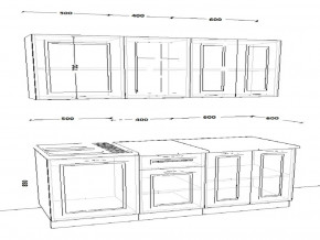 Кухонный гарнитур 7 Белый Вегас 1500 мм в Аше - asha.mebel74.com | фото 2