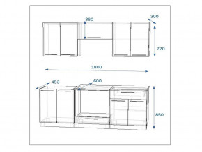 Кухонный гарнитур 7а Грецкий орех 1800 в Аше - asha.mebel74.com | фото 2