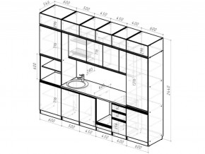 Кухонный гарнитур Адажио люкс 3000 мм в Аше - asha.mebel74.com | фото 6