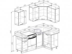 Кухонный гарнитур Бланка 2000х1200 в Аше - asha.mebel74.com | фото 2