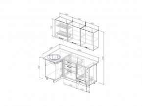 Кухонный гарнитур Крафт 1800х1000 в Аше - asha.mebel74.com | фото 2