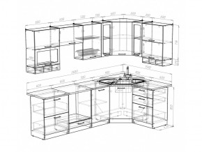 Кухонный гарнитур Кира гранд оптима 2600х1500 мм в Аше - asha.mebel74.com | фото 5