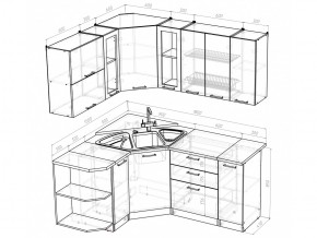 Кухонный гарнитур Кира оптима 1500х1800 мм в Аше - asha.mebel74.com | фото 5