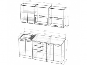 Кухонный гарнитур Лариса макси 2 1800 мм в Аше - asha.mebel74.com | фото 5