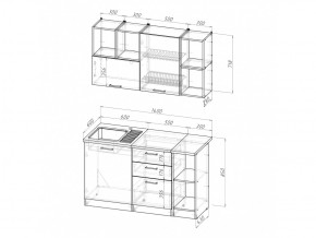 Кухонный гарнитур Лариса медиум 3 1400 мм в Аше - asha.mebel74.com | фото 5