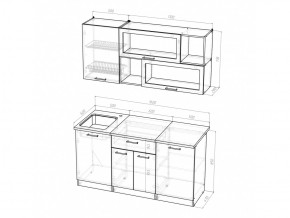 Кухонный гарнитур Лариса стандарт 1 1600 мм в Аше - asha.mebel74.com | фото 5