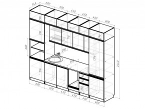 Кухонный гарнитур Лоретта люкс 3000 мм в Аше - asha.mebel74.com | фото 6