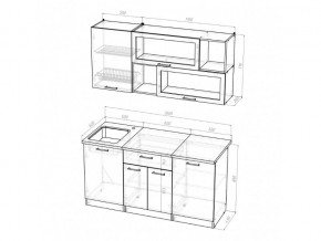 Кухонный гарнитур Лоретта стандарт 1600 мм в Аше - asha.mebel74.com | фото 7