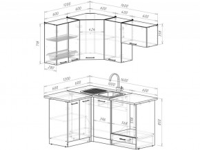 Кухонный гарнитур Лотос мега прайм 1200х1600 мм в Аше - asha.mebel74.com | фото 6