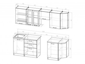 Кухонный гарнитур Лира базис 2400 мм в Аше - asha.mebel74.com | фото 5