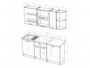 Кухонный гарнитур Лира макси 1800 мм в Аше - asha.mebel74.com | фото 5