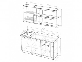 Кухонный гарнитур Лира стандарт 1600 мм в Аше - asha.mebel74.com | фото 2