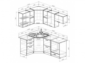 Кухонный гарнитур Надежда оптима 4 1400х2000 мм в Аше - asha.mebel74.com | фото 5