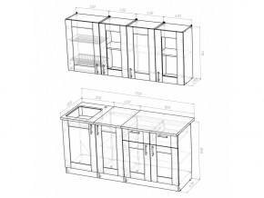 Кухонный гарнитур Ника демо 1700 мм в Аше - asha.mebel74.com | фото 4