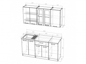 Кухонный гарнитур Ника стандарт 1600 мм в Аше - asha.mebel74.com | фото 5