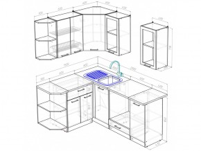 Кухонный гарнитур Ольга прайм 3 1500х2000 мм в Аше - asha.mebel74.com | фото 6