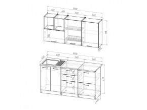 Кухонный гарнитур Ольга стандарт 4 1600 мм в Аше - asha.mebel74.com | фото 5