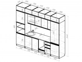 Кухонный гарнитур Паола люкс 3000 мм в Аше - asha.mebel74.com | фото 6