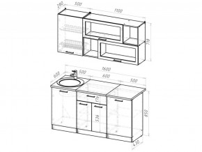 Кухонный гарнитур Паола стандарт 1600 мм в Аше - asha.mebel74.com | фото 6