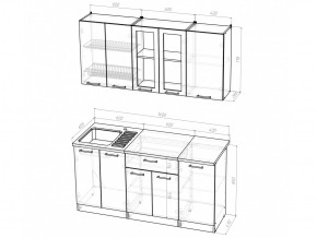 Кухонный гарнитур Светлана стандарт 1600 мм в Аше - asha.mebel74.com | фото 5