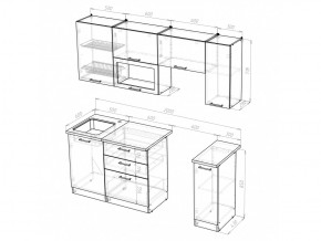 Кухонный гарнитур Светлана ультра 2000 мм в Аше - asha.mebel74.com | фото 5