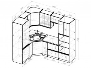 Кухонный гарнитур Сиена оптима 1800х2400 мм в Аше - asha.mebel74.com | фото 6