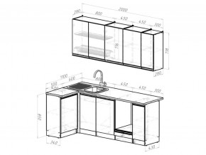 Кухонный гарнитур Сиена прайм 400 1100х2000 мм в Аше - asha.mebel74.com | фото 6