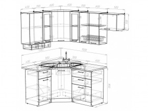 Кухонный гарнитур Симона литл 1300х2000 мм в Аше - asha.mebel74.com | фото 6