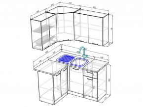 Кухонный гарнитур Симона прайм 1200х1400 мм в Аше - asha.mebel74.com | фото 6