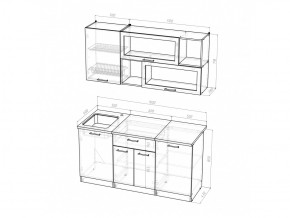 Кухонный гарнитур Симона стандарт 1600 мм в Аше - asha.mebel74.com | фото 6