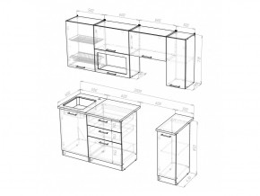 Кухонный гарнитур Симона ультра 2000 мм в Аше - asha.mebel74.com | фото 6