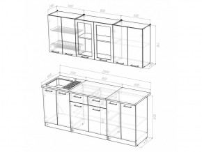 Кухонный гарнитур Татьяна ультра 2000 мм в Аше - asha.mebel74.com | фото 5