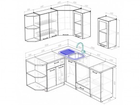 Кухонный гарнитур Яна прайм 1500х2000 мм в Аше - asha.mebel74.com | фото 6