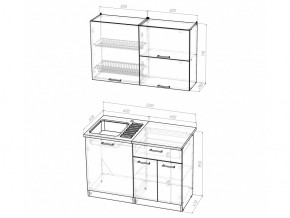 Кухонный гарнитур Инна лайт 1200 мм в Аше - asha.mebel74.com | фото 5