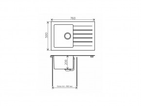 Мойка комбинированная Tolero twist TTS-760 Бежевый 101 в Аше - asha.mebel74.com | фото 2