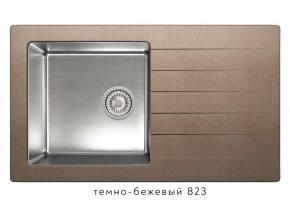 Мойка комбинированная Tolero twist TTS-860 Темно-бежевый 82 в Аше - asha.mebel74.com | фото