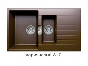 Мойка кварцевая Tolero Loft TL-860 Коричневый 817 в Аше - asha.mebel74.com | фото