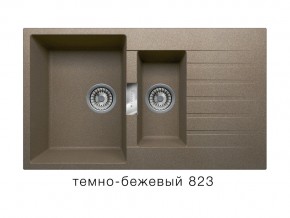 Мойка кварцевая Tolero Loft TL-860 Темно-бежевый 823 в Аше - asha.mebel74.com | фото