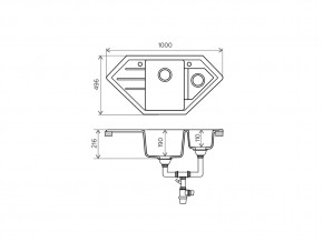 Мойка кварцевая Tolero R-114 Коричневый 817 в Аше - asha.mebel74.com | фото 2