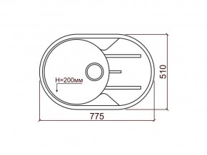 Мойка кварцевая Tolero R-116 Бежевый 101 в Аше - asha.mebel74.com | фото 2