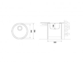 Мойка Longran Ultra ULS 460 в Аше - asha.mebel74.com | фото 3